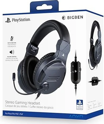 BigBen Stereo Gaming Headset V3 für PS4 titan