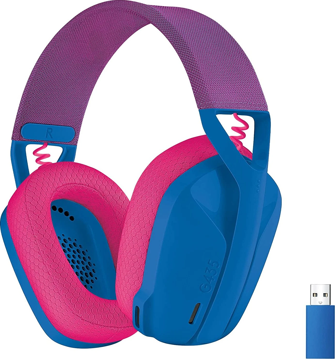 Logitech G435 Blue & Raspberry